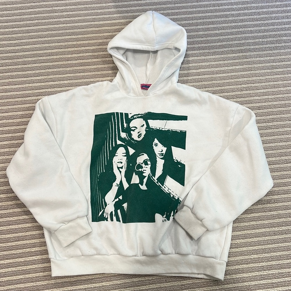 White hoodie